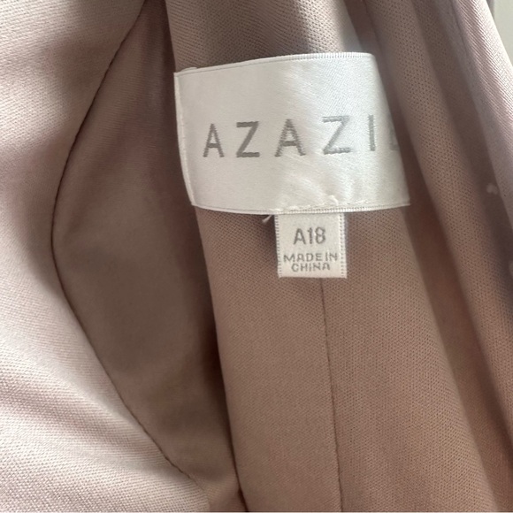Azazie Floor Length Dress Bridesmaid | Hazelnut | Size 18 - Picture 9 of 16